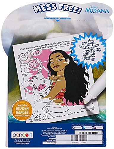 Officially Licensed Moana Moana Coloring Book with Mess Free Marker for Kids
| Moana Moana Imagine Ink Activity Book fo